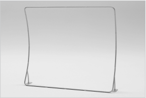 star display tension fabric structura montata